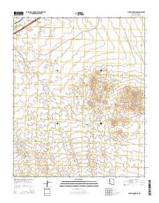 Buck Mountains 2014 topographic map thumbnail