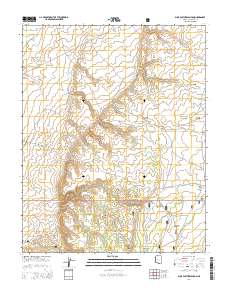 Buck Pasture Canyon 2014 topographic map thumbnail