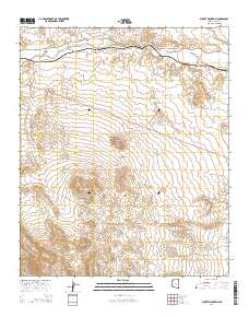 Bucket Mountain 2014 topographic map thumbnail