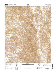 Burns Spring 2014 topographic map thumbnail