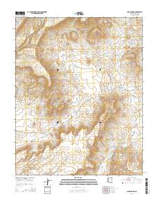 Cane Springs 2014 topographic map thumbnail