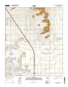 Casa Grande East 2014 topographic map thumbnail