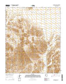 Castaneda Hills 2014 topographic map thumbnail