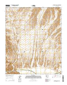 Castaneda Hills SW 2014 topographic map thumbnail