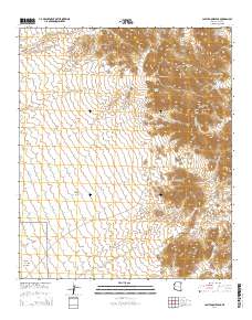 Castle Dome Peak 2014 topographic map thumbnail