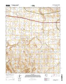 Cathedral Caves 2014 topographic map thumbnail
