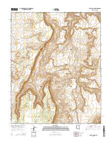 Cattle Canyon 2014 topographic map thumbnail
