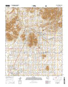 Cave Creek 2014 topographic map thumbnail