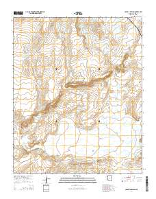Cedar Lake Wash 2014 topographic map thumbnail
