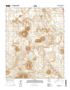 Cerro Hueco 2014 topographic map thumbnail