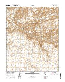 Chaiyahi Rim SW 2014 topographic map thumbnail