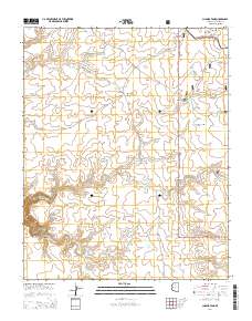 Chamisa Tank 2014 topographic map thumbnail