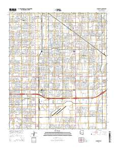 Chandler 2014 topographic map thumbnail