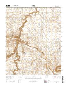 Chavez Mountain NE 2014 topographic map thumbnail