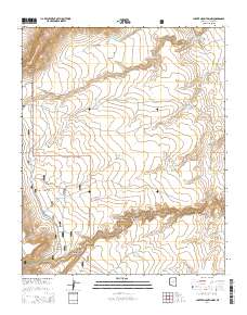 Chavez Mountain NW 2014 topographic map thumbnail