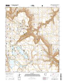 Chavez Mountain West 2014 topographic map thumbnail