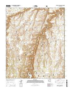 Chevelon Crossing 2014 topographic map thumbnail