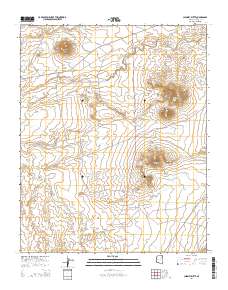 Chimney Butte 2014 topographic map thumbnail
