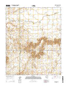 Chinde Mesa 2014 topographic map thumbnail