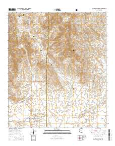 Galleta Flat West 2014 topographic map thumbnail