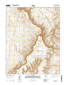 Ganado Mesa 2014 topographic map thumbnail