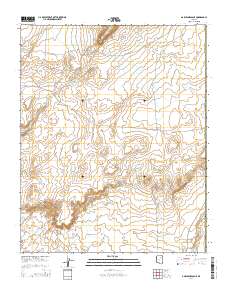 Garces Mesas NE 2014 topographic map thumbnail