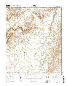 Garces Mesas SE 2014 topographic map thumbnail