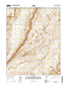 Garnet Ridge 2014 topographic map thumbnail