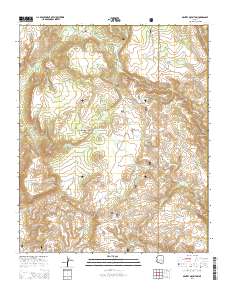 Gentry Mountain 2014 topographic map thumbnail