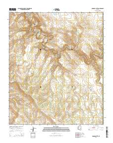 Georges Butte 2014 topographic map thumbnail