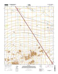 Gila Butte SE 2014 topographic map thumbnail
