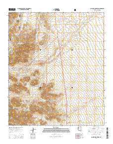 Gillespie Mountain 2014 topographic map thumbnail