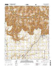 Grand Canyon 2014 topographic map thumbnail