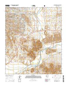 Granite Reef Dam 2014 topographic map thumbnail
