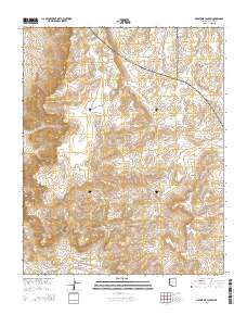 Grapevine Canyon 2014 topographic map thumbnail
