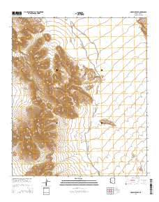 Growler Peak 2014 topographic map thumbnail