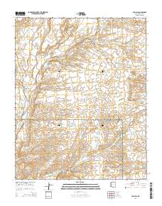 Gyp Hills 2014 topographic map thumbnail