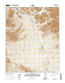 Hackberry 2014 topographic map thumbnail