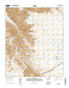Harcuvar 2014 topographic map thumbnail