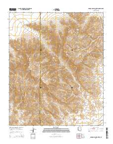 Harquahala Mountain 2014 topographic map thumbnail