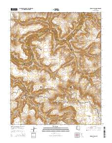 Havasu Falls 2014 topographic map thumbnail