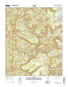 Hawley Lake West 2014 topographic map thumbnail