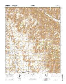 Cibecue 2014 topographic map thumbnail