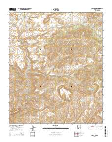 Cibecue Peak 2014 topographic map thumbnail