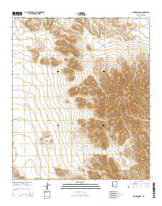 Cimarron Peak 2014 topographic map thumbnail