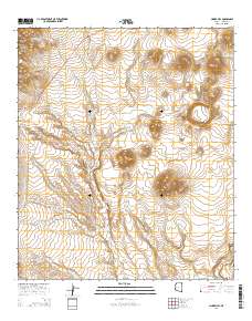 Cinder Hill 2014 topographic map thumbnail