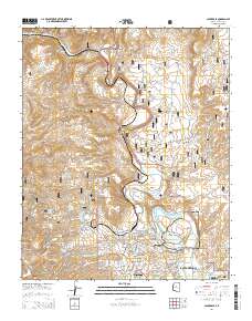 Clarkdale 2014 topographic map thumbnail