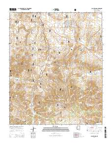 Clay Springs 2014 topographic map thumbnail