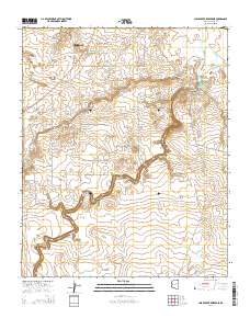 Clear Creek Reservoir 2014 topographic map thumbnail