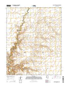 Clear Water Spring 2014 topographic map thumbnail